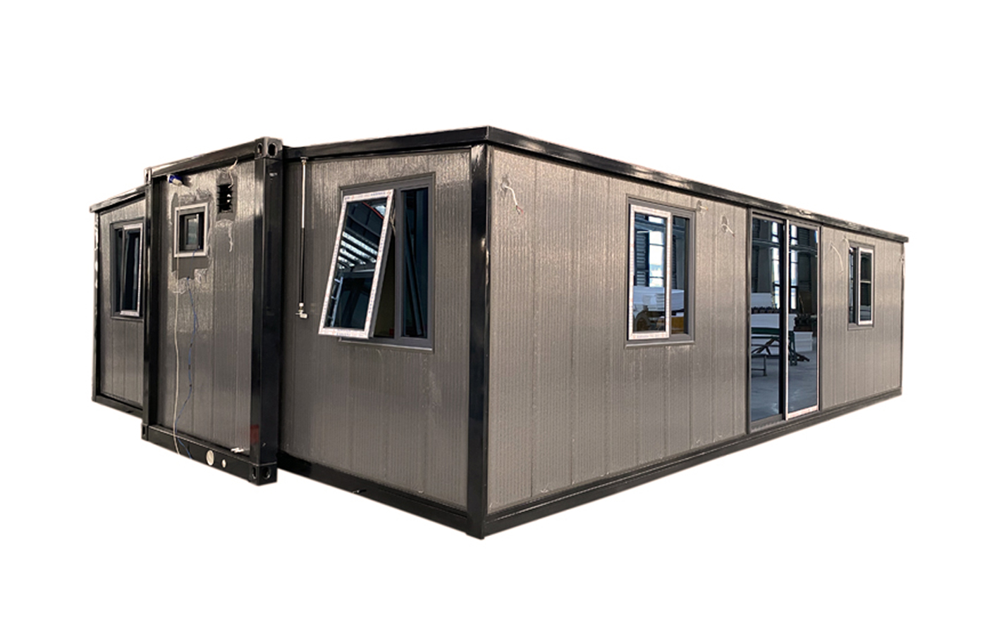 40-футовый роскошный индивидуальный 30-футовый расширяемый контейнер с металлической внешней косынкой