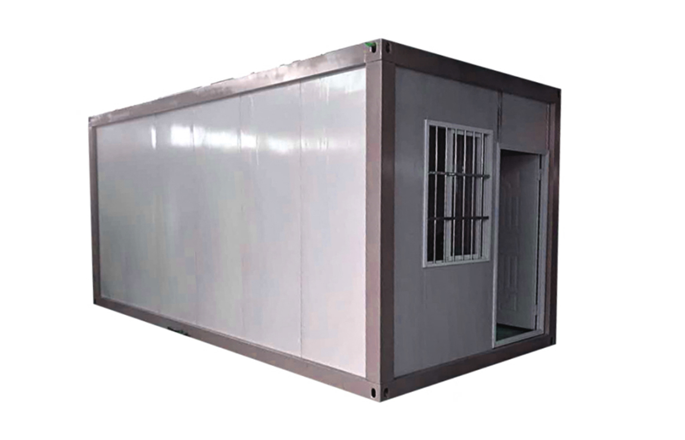 Портативный 20-футовый сборный контейнерный дом с плоской упаковкой Экономичный офис